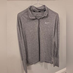 Nike Running Dri Fit 1/4 Zip Long Sleeve Pullover